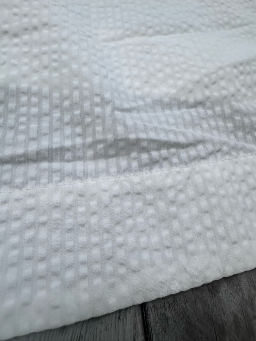 LARA KRUDE Millie Oversized Seersucker Lagenlook White Italian Cotton New NWT - Picture 10 of 12